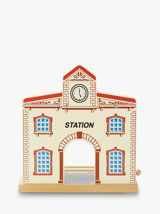 Wooden Train Station