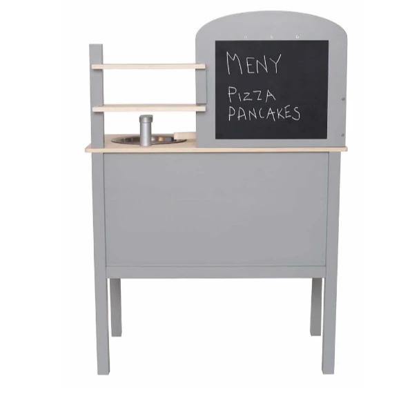 Kitchen with Pots and Pans - Grey