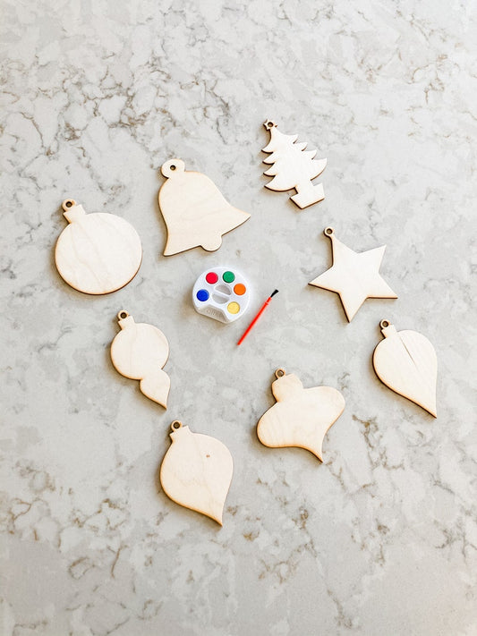 Christmas Ornaments Paintable Set