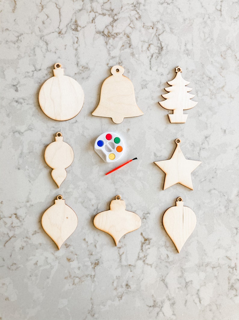 Christmas Ornaments Paintable Set