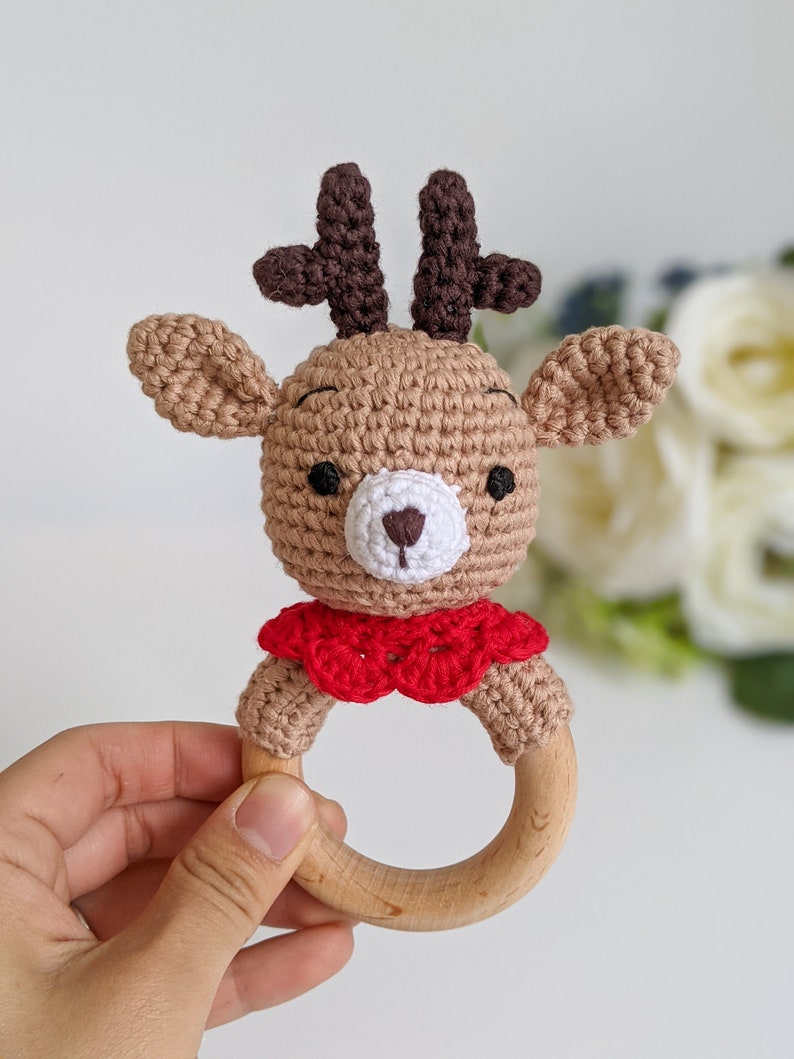 Reindeer Rattle Gift Set